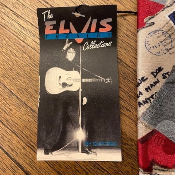 ELVIS PRESLEY Collection by Superba "Return to Sender" Necktie - Picture 2 of 11